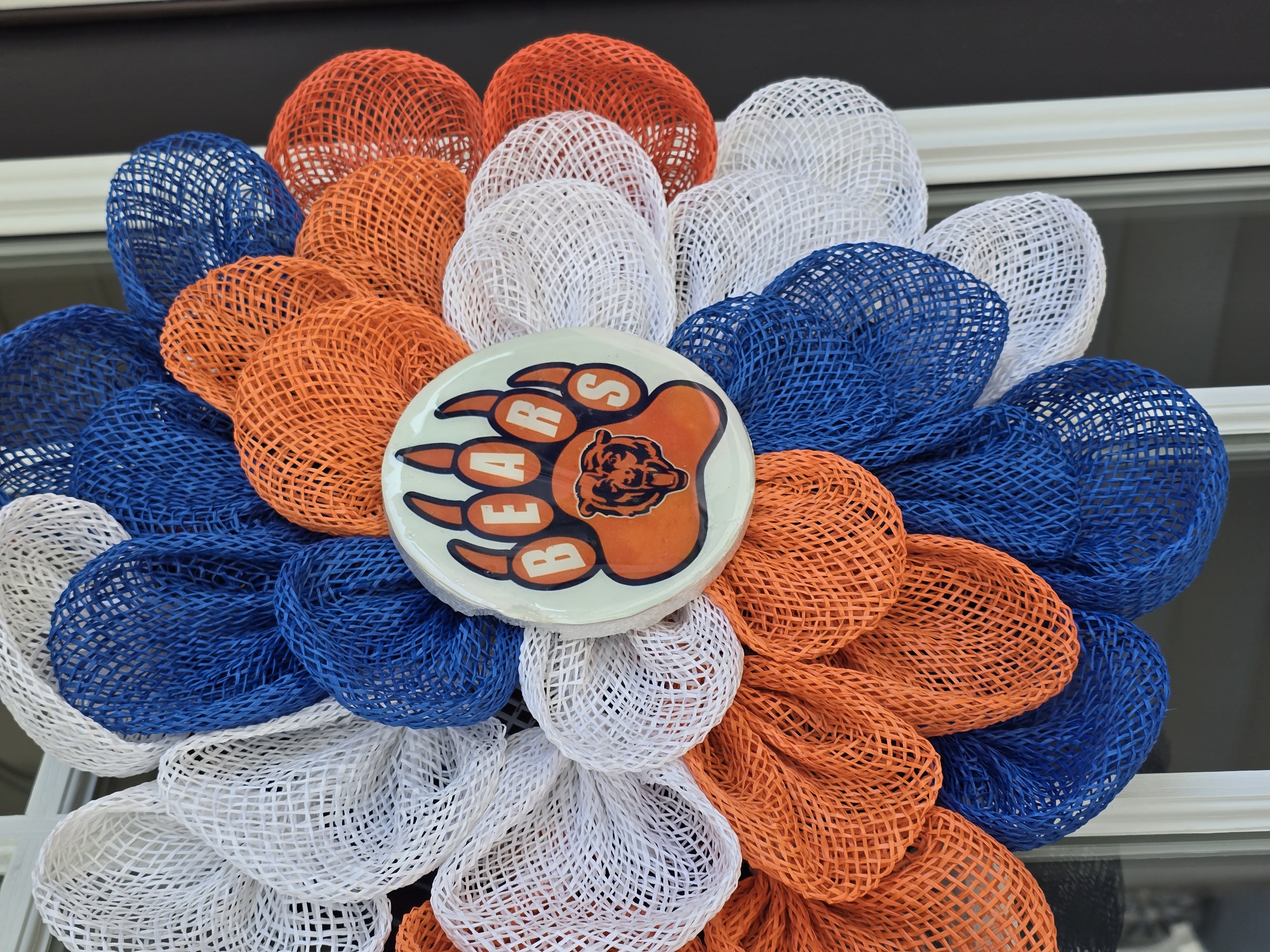 Bears Team Claw Mesh Wreath