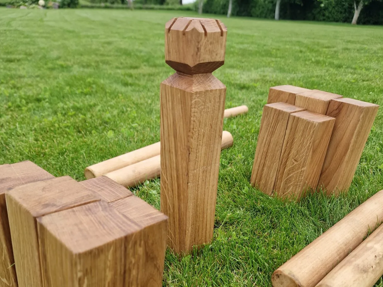 Vikingų žaidimas (KUBB)