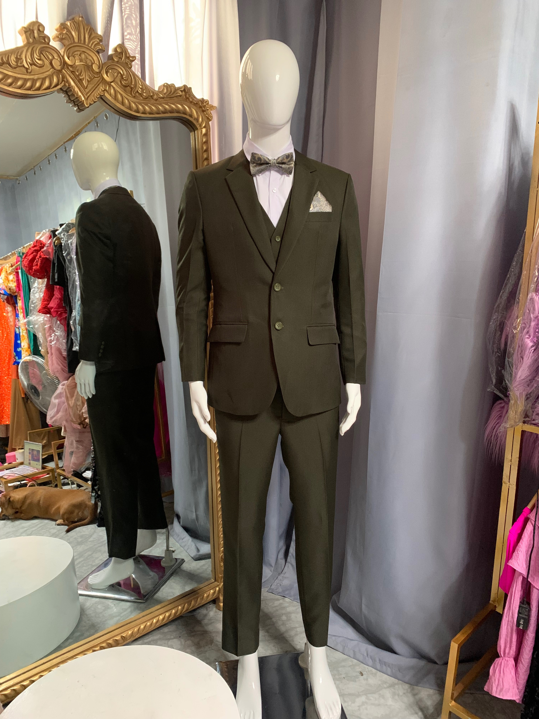 Olive Green Suit