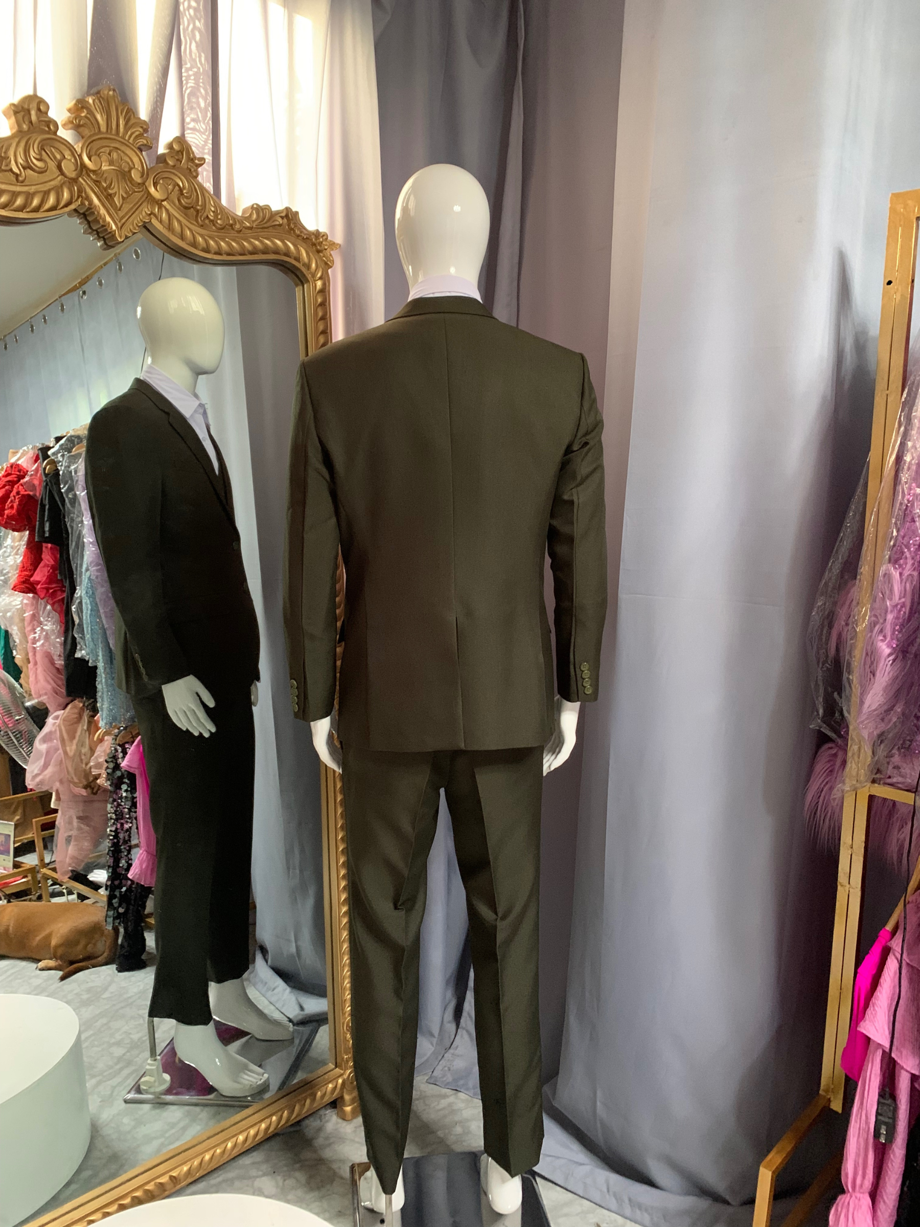 Olive Green Suit