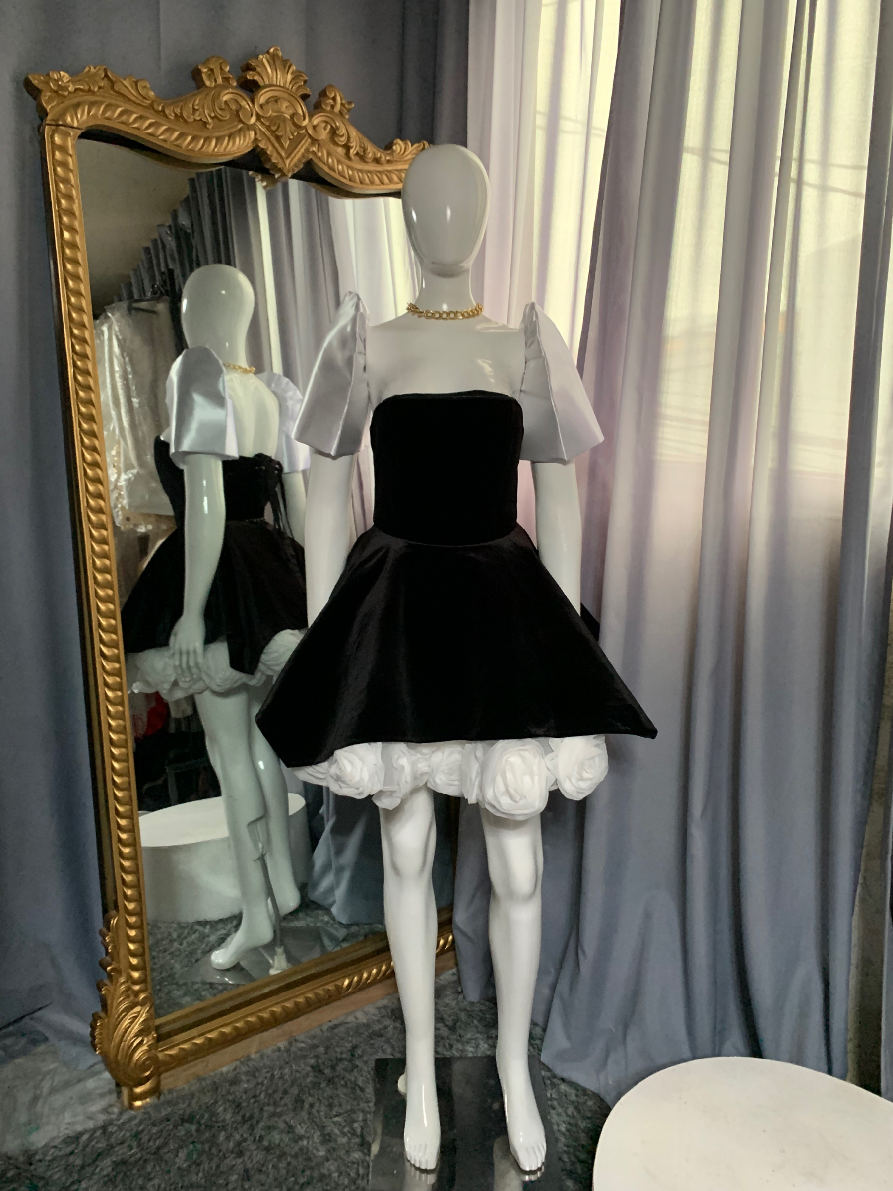 Belinda Mini Filipiniana - White