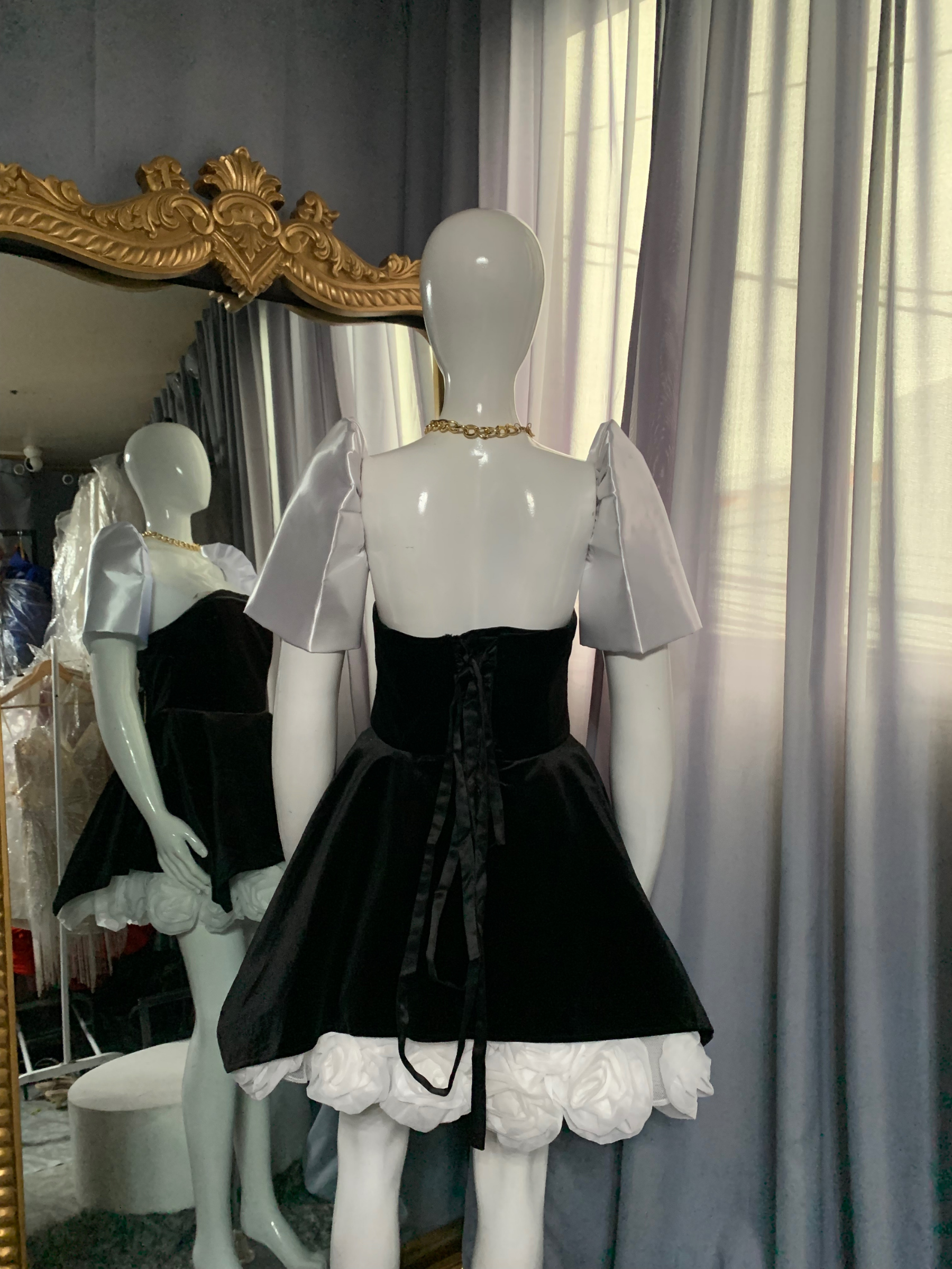 Belinda Mini Filipiniana - White
