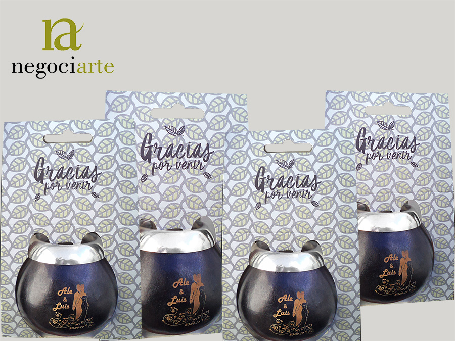 Mates de Calabaza Personalizados tamaño mediano