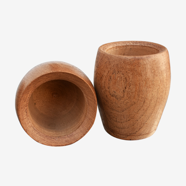 Mates de madera de Algarrobo seleccionado