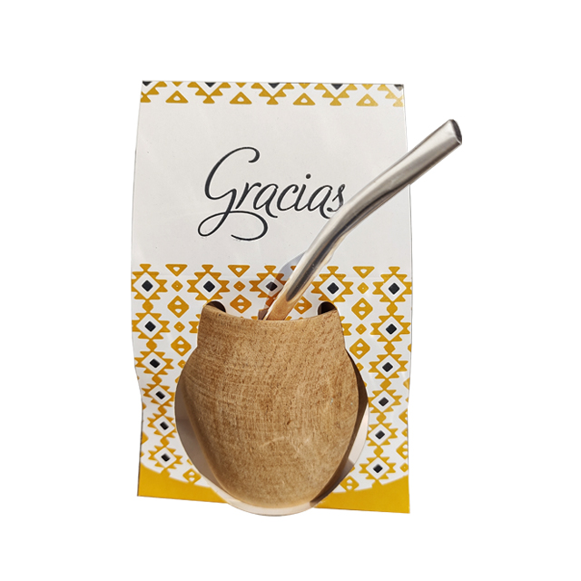 Mates de madera de Algarrobo seleccionado