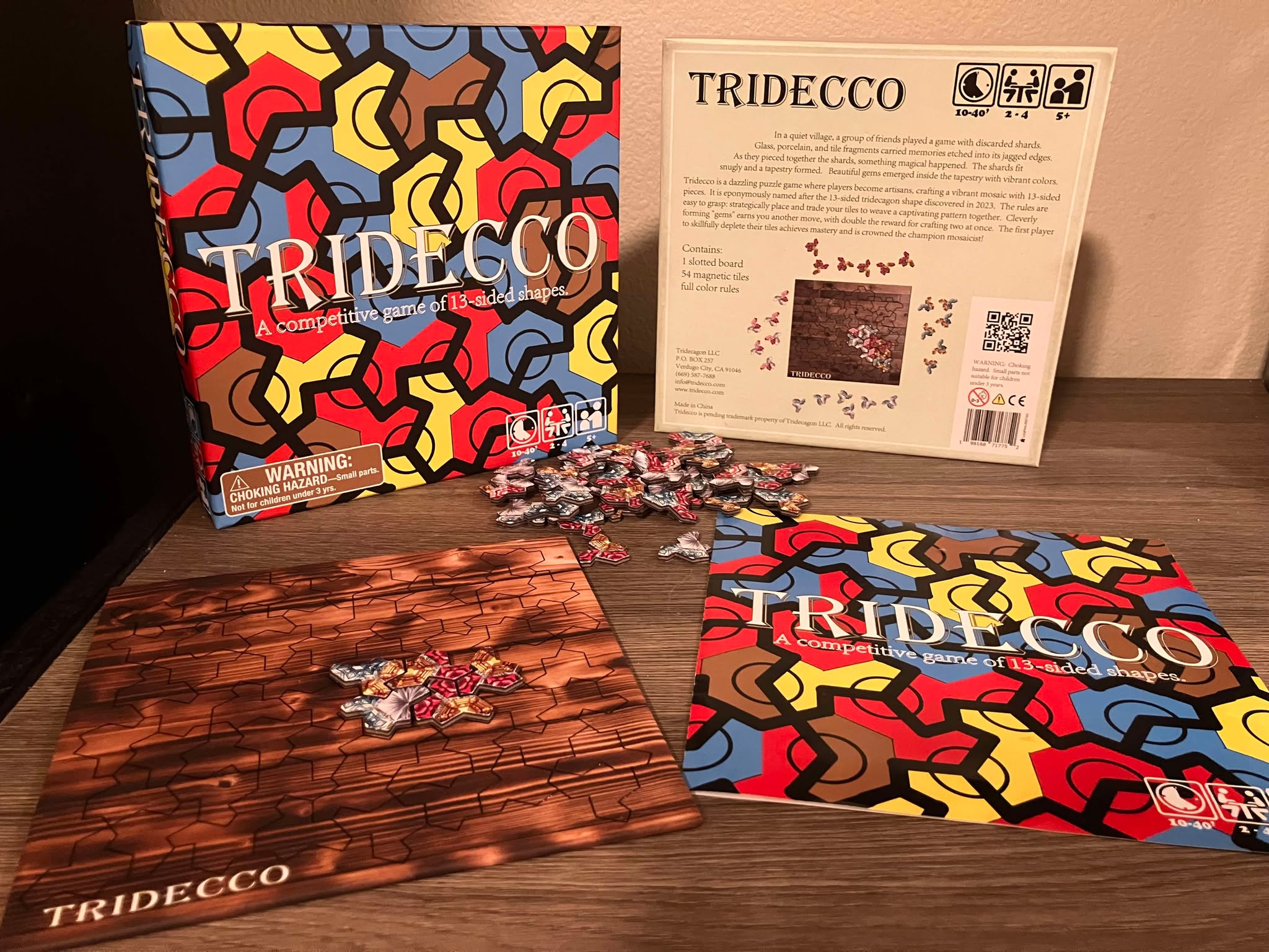 Tridecco Board Game, 2-4 Players