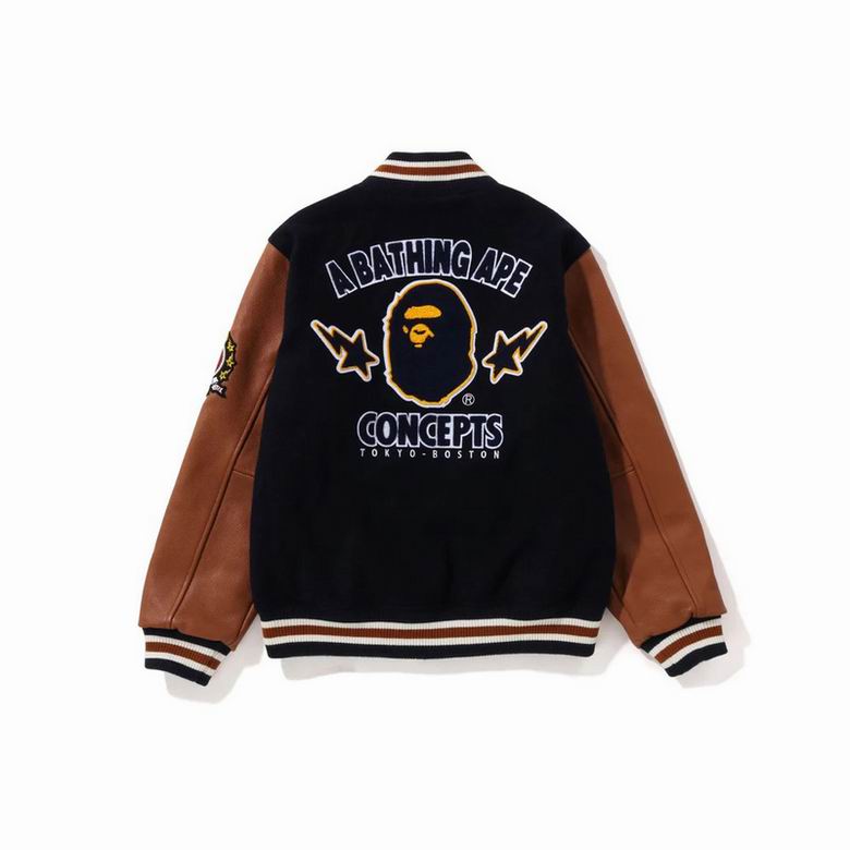 BAPE X CONCEPTS VARSITY JACKET