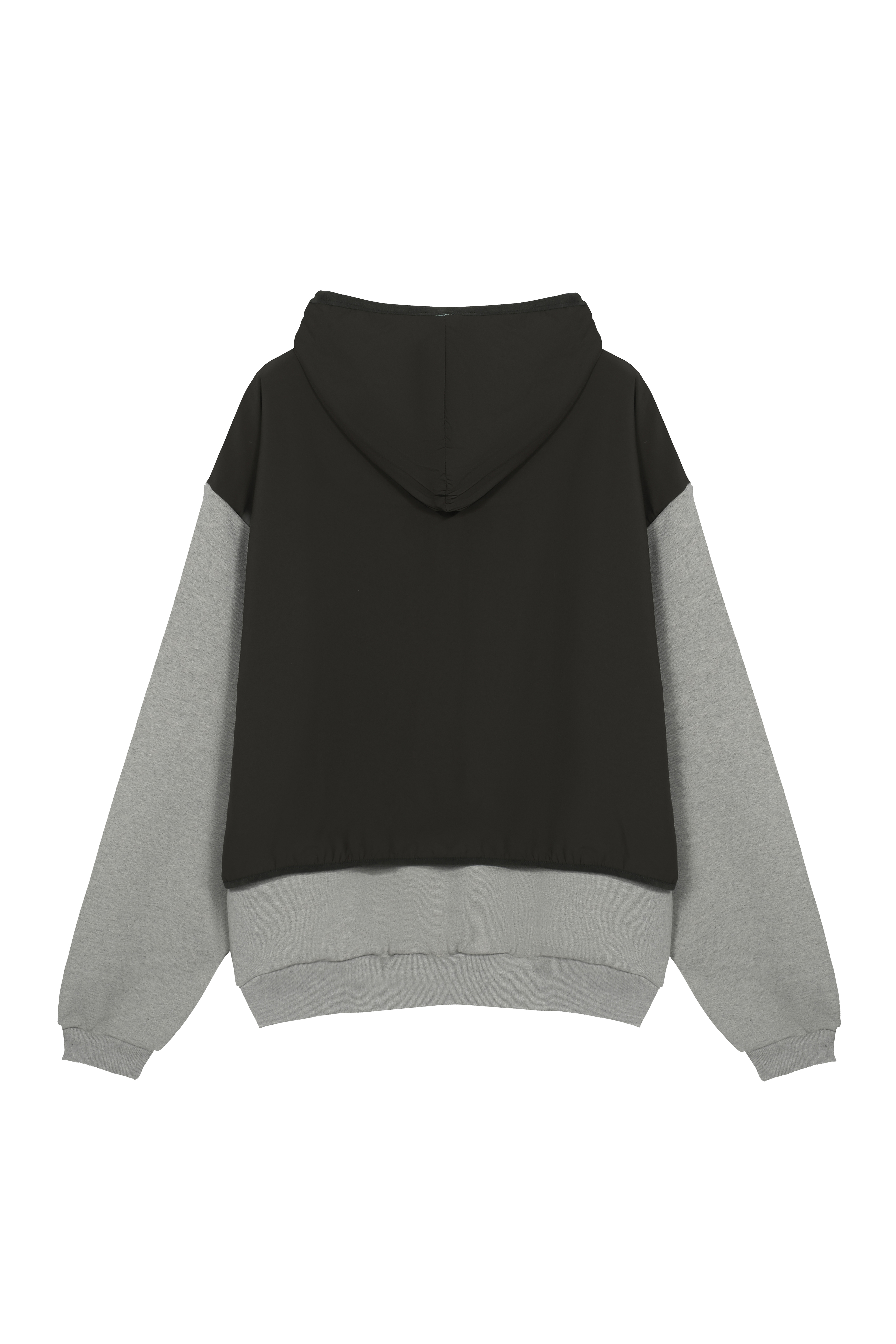Nylon Fleece Hooded Sweater