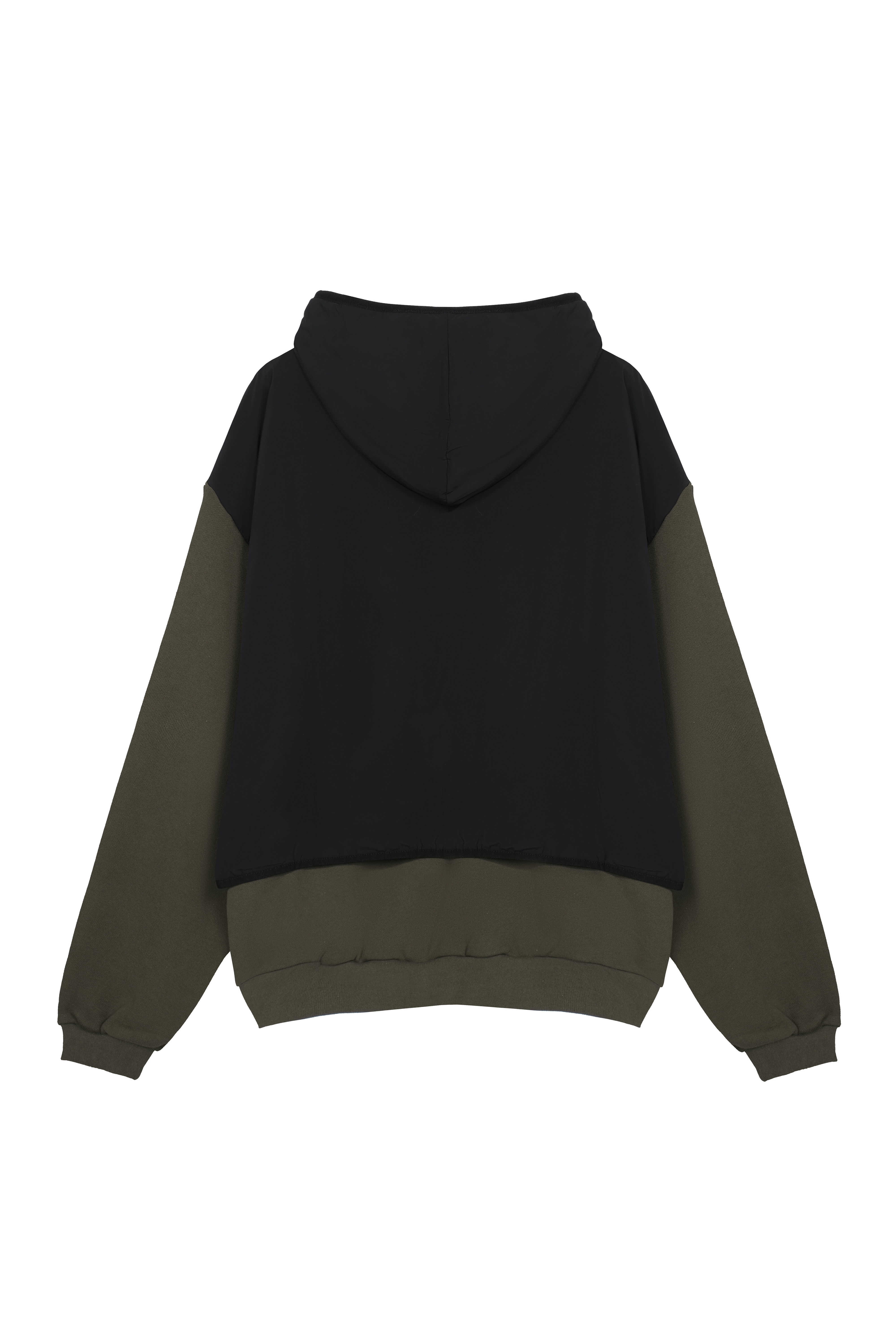 Nylon Fleece Hooded Sweater