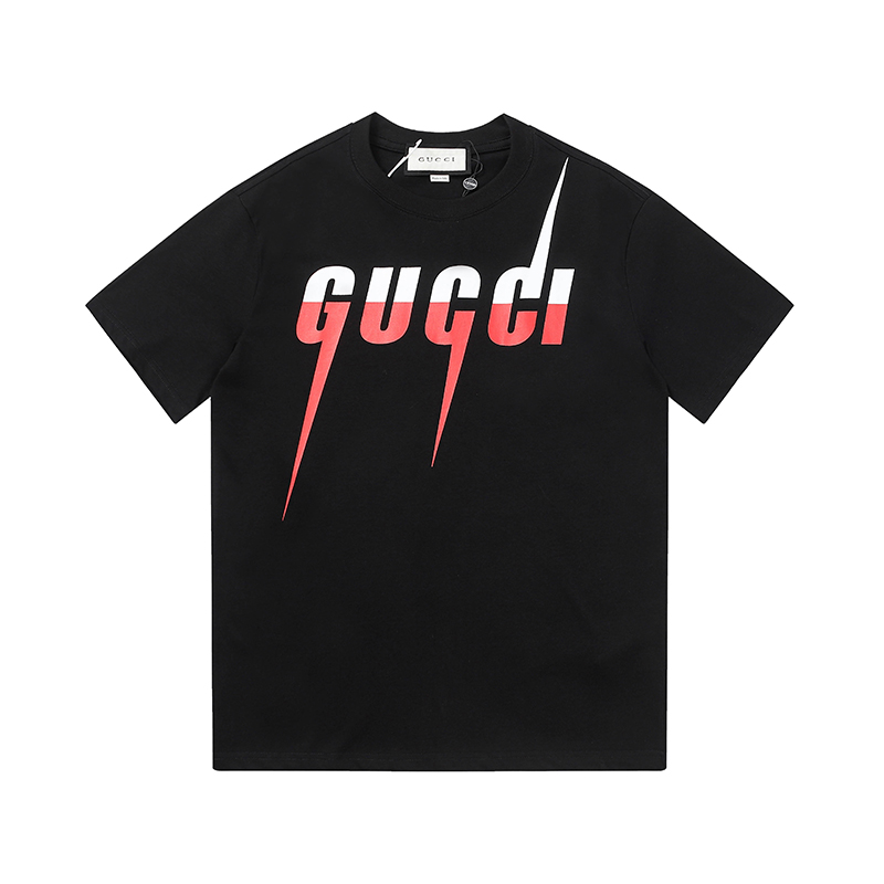T-SHIRT WITH GUCCI BLADE PRINT