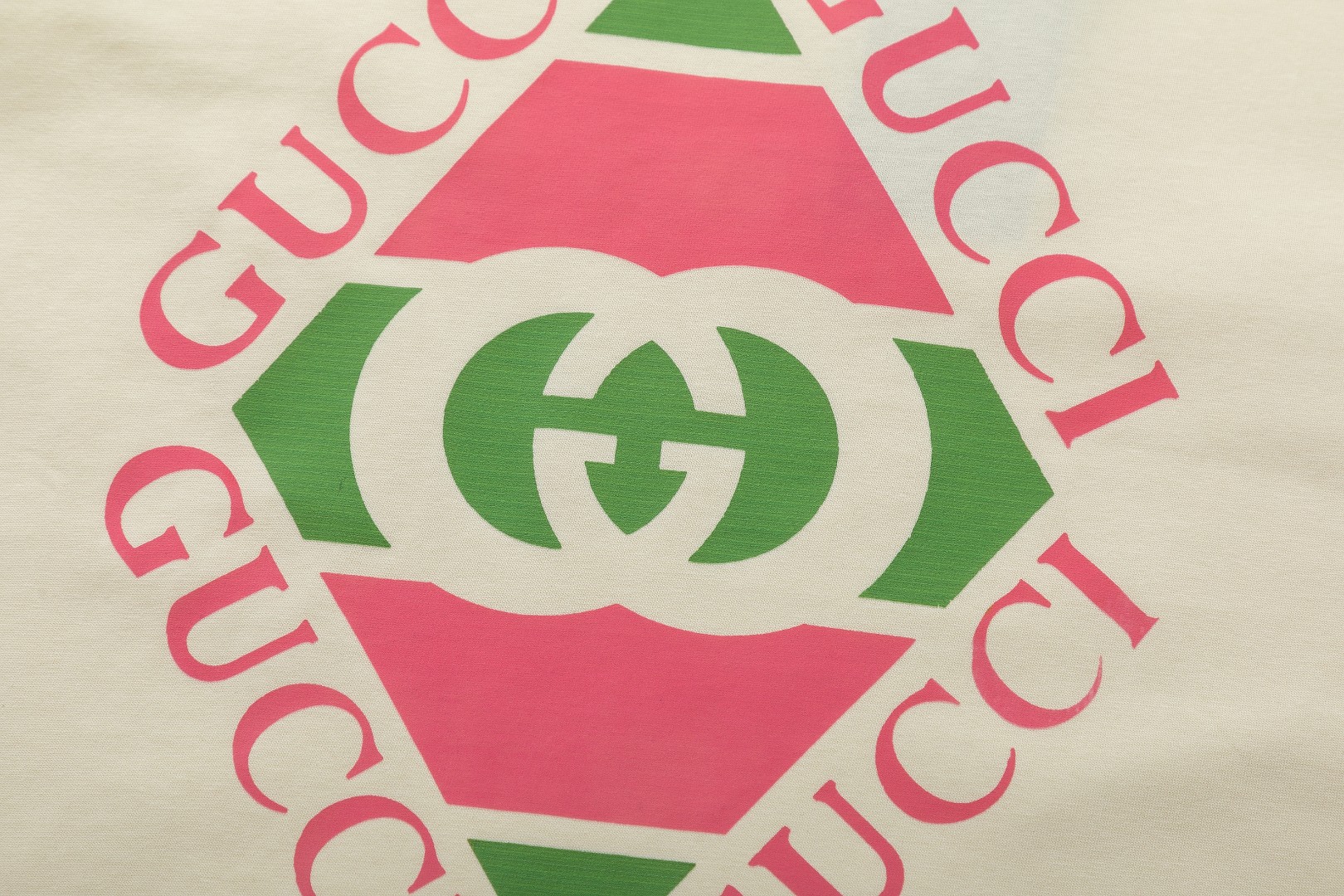 Gucci Vintage Logo Print T-Shirt 'Off White'