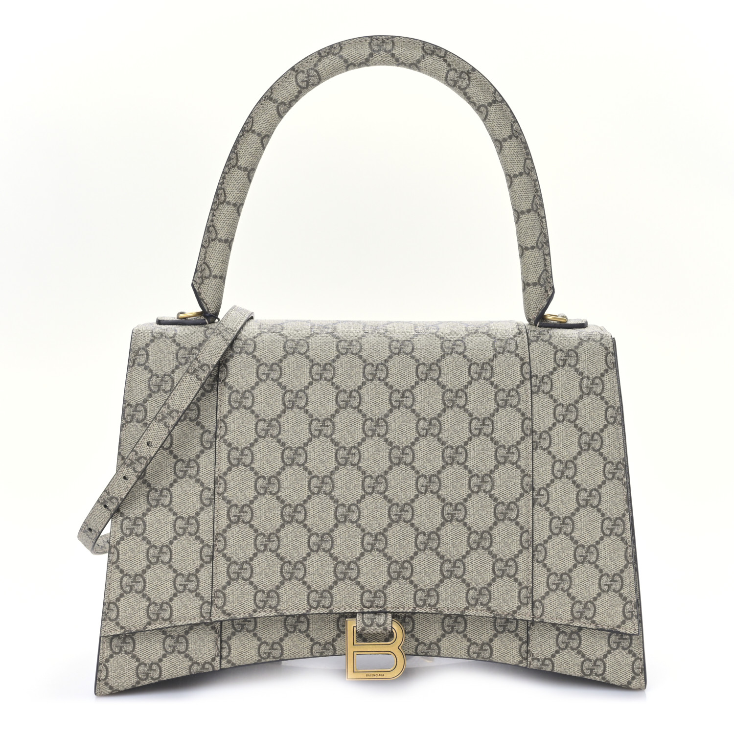 GG Supreme Monogram Medium Hourglass
