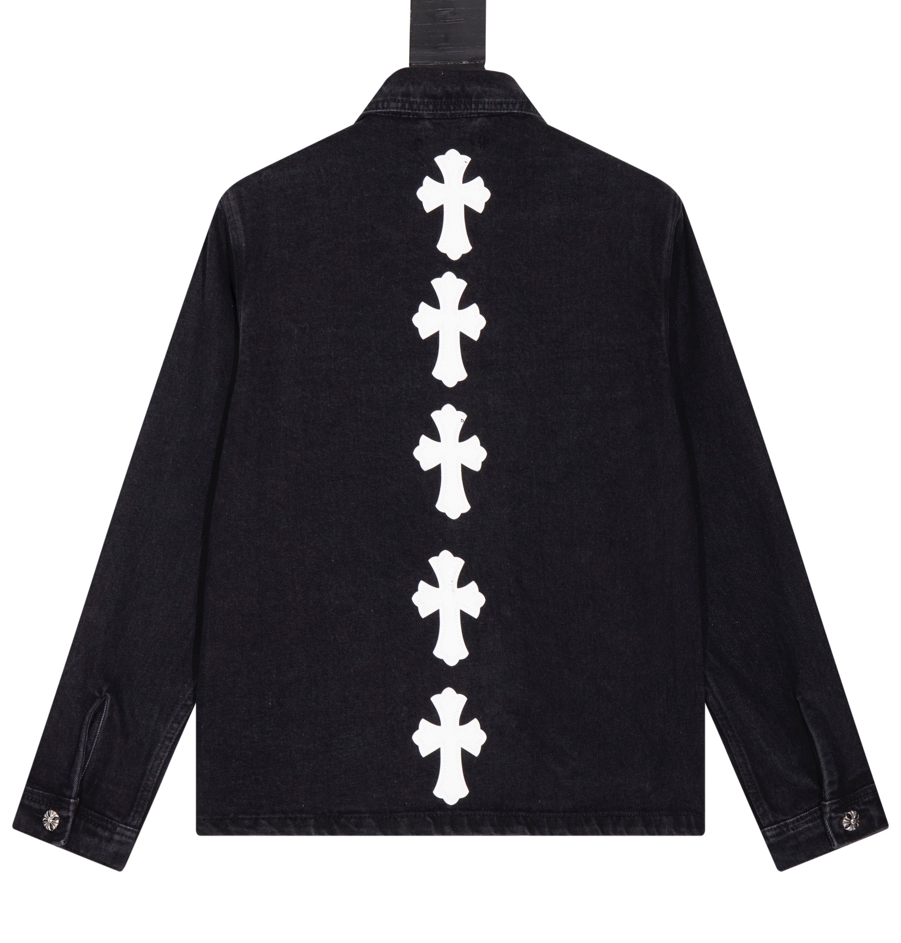 Chrome Hearts Leather/Patch Jacket