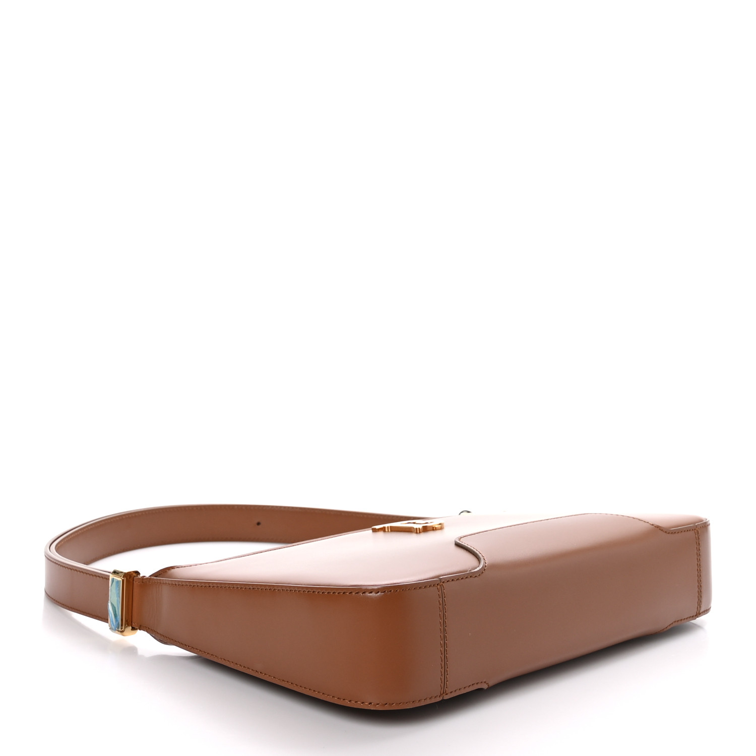 Smooth Calfskin TB Shoulder Bag Warm Tan