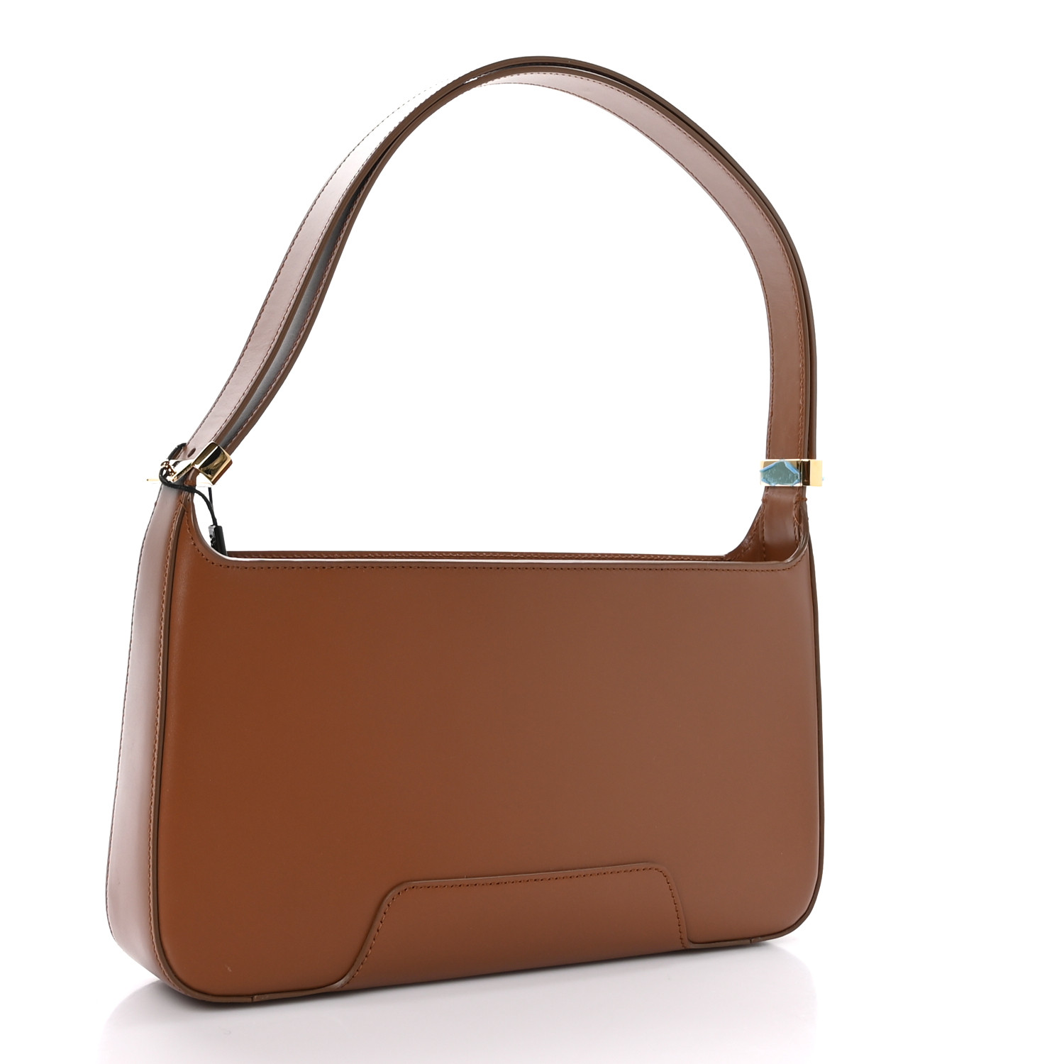 Smooth Calfskin TB Shoulder Bag Warm Tan