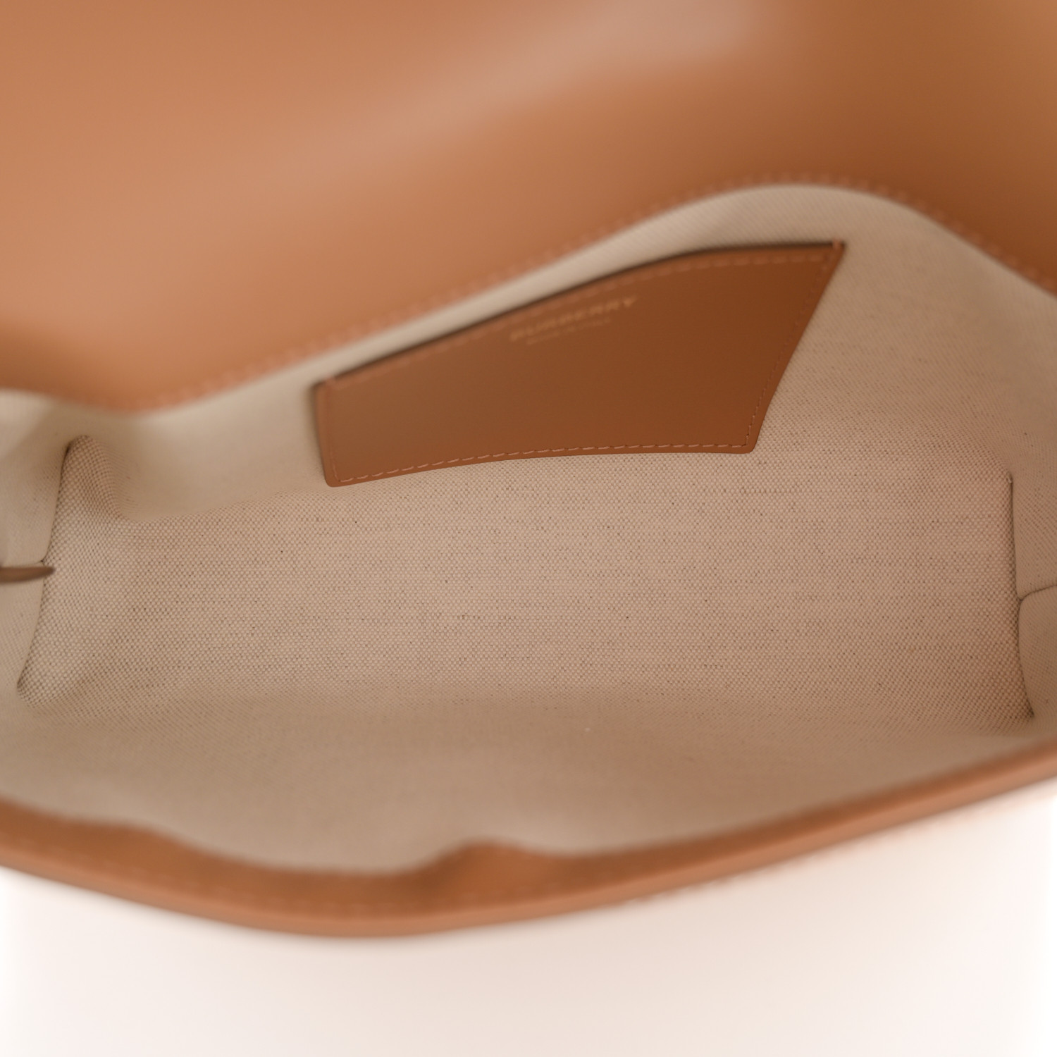 Raffia Calfskin TB Note Crossbody Bag Natural