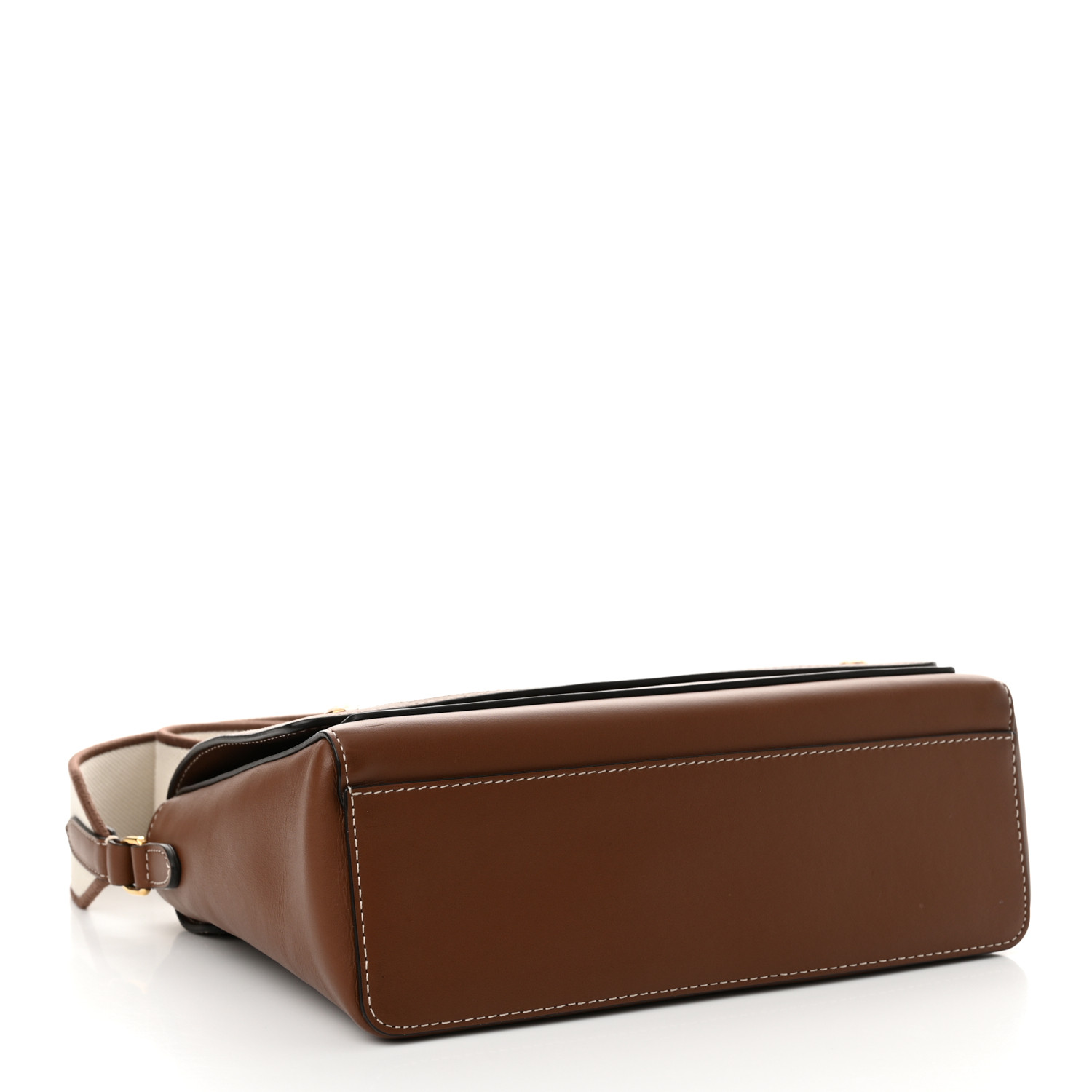Calfskin Note Crossbody Bag Tan