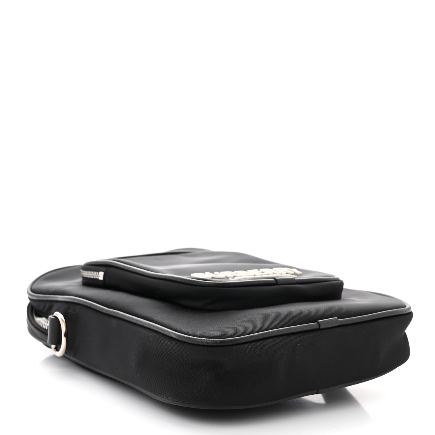 Nylon Logo Kieran Shoulder Bag Black