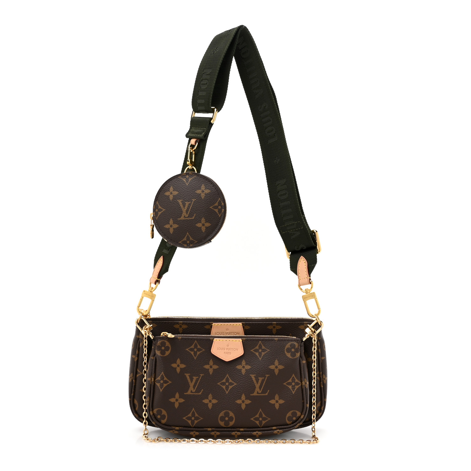 Monogram Multi Pochette Accessories Kaki