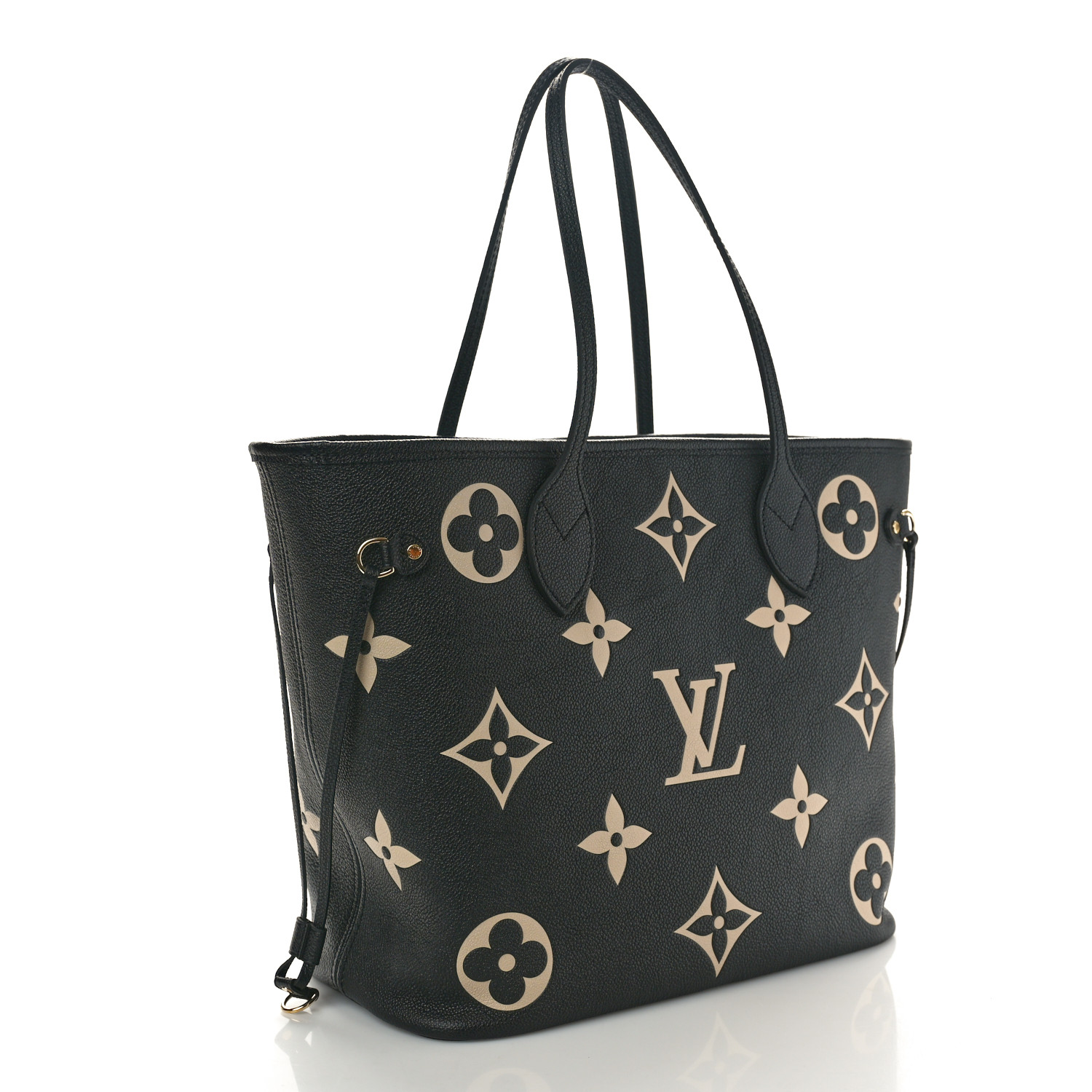 Empreinte Monogram Giant Neverfull MM Black Beige