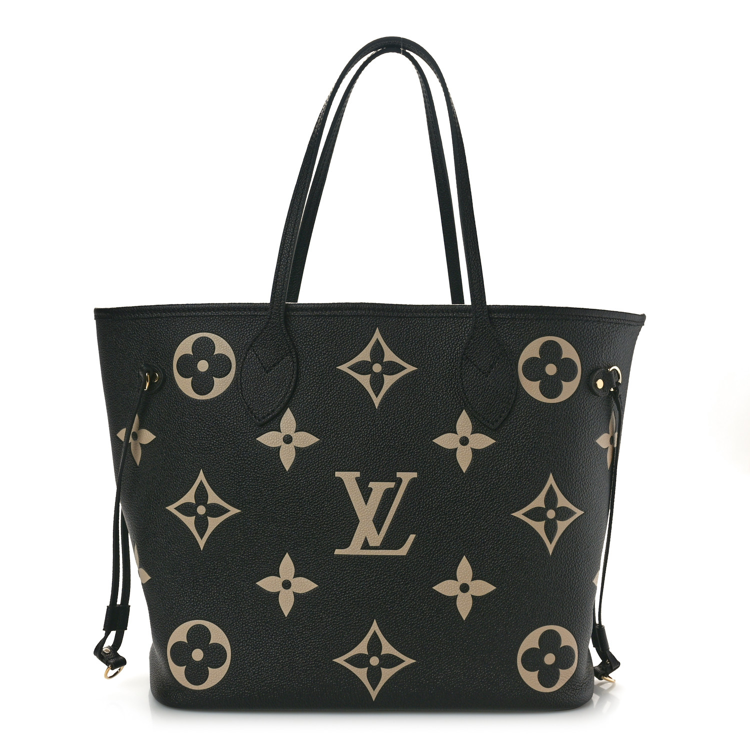 Empreinte Monogram Giant Neverfull MM Black Beige