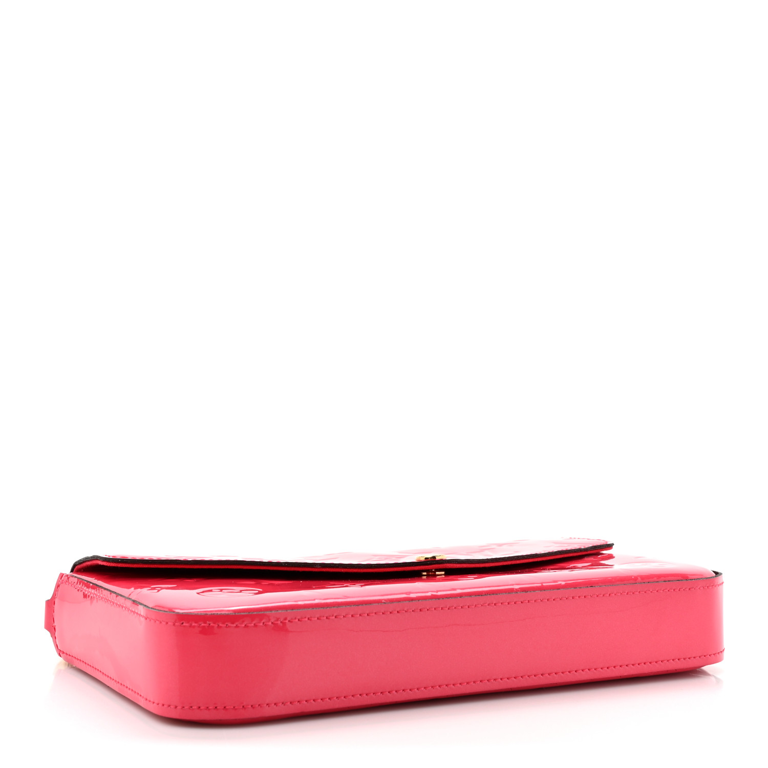 Vernis Felicie Pochette Chain Wallet Hot Pink