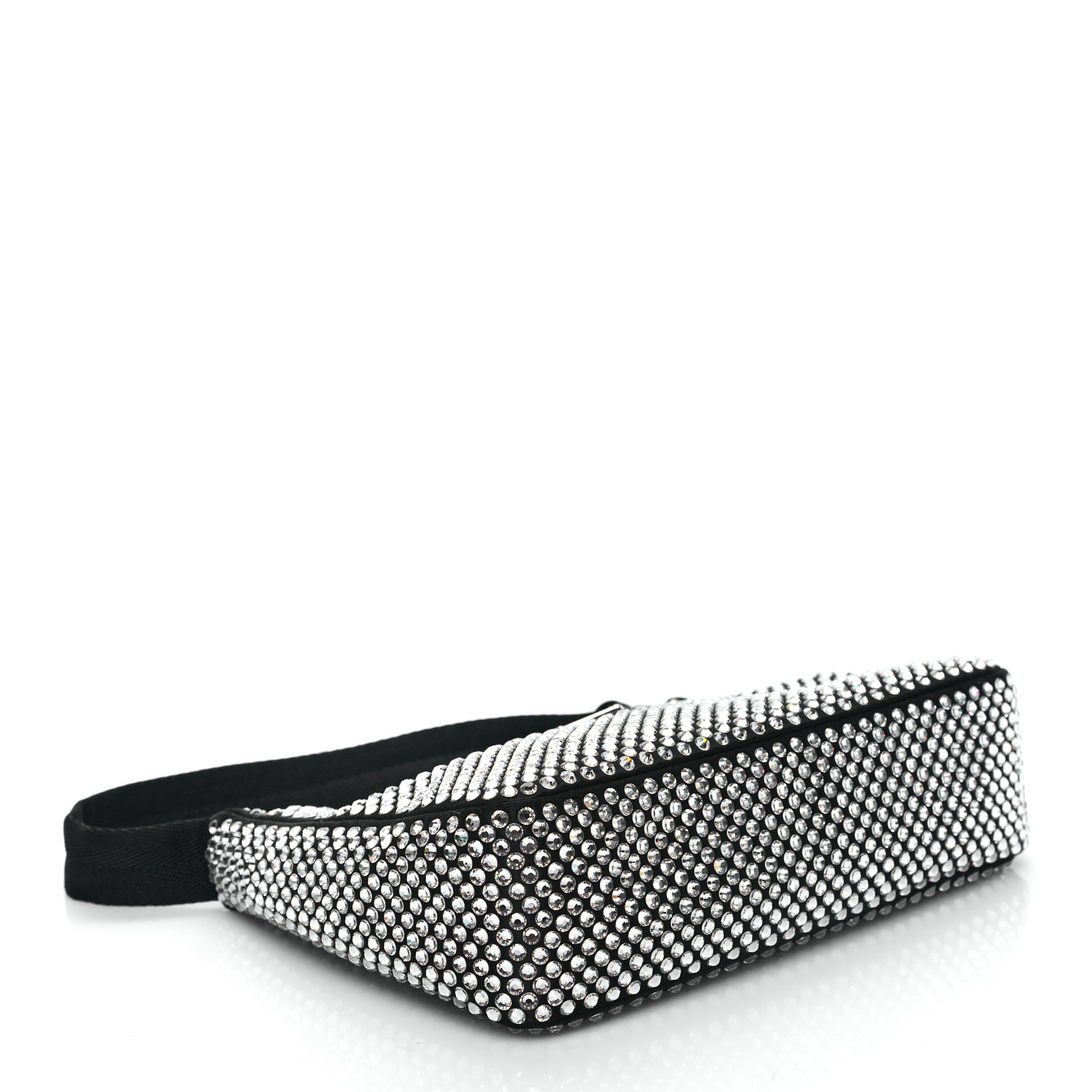 Satin Crystal Mini Re-Edition 2000 Bag Cristal