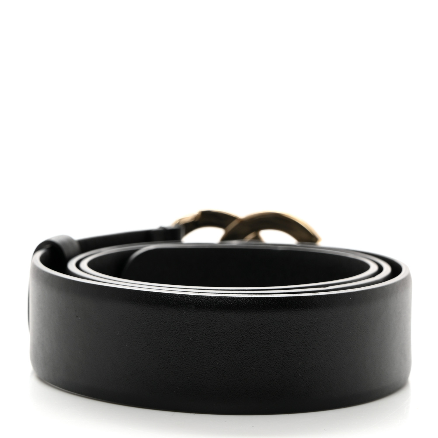 Calfskin Crystal Metal Quilted CC Belt 75 30 Black