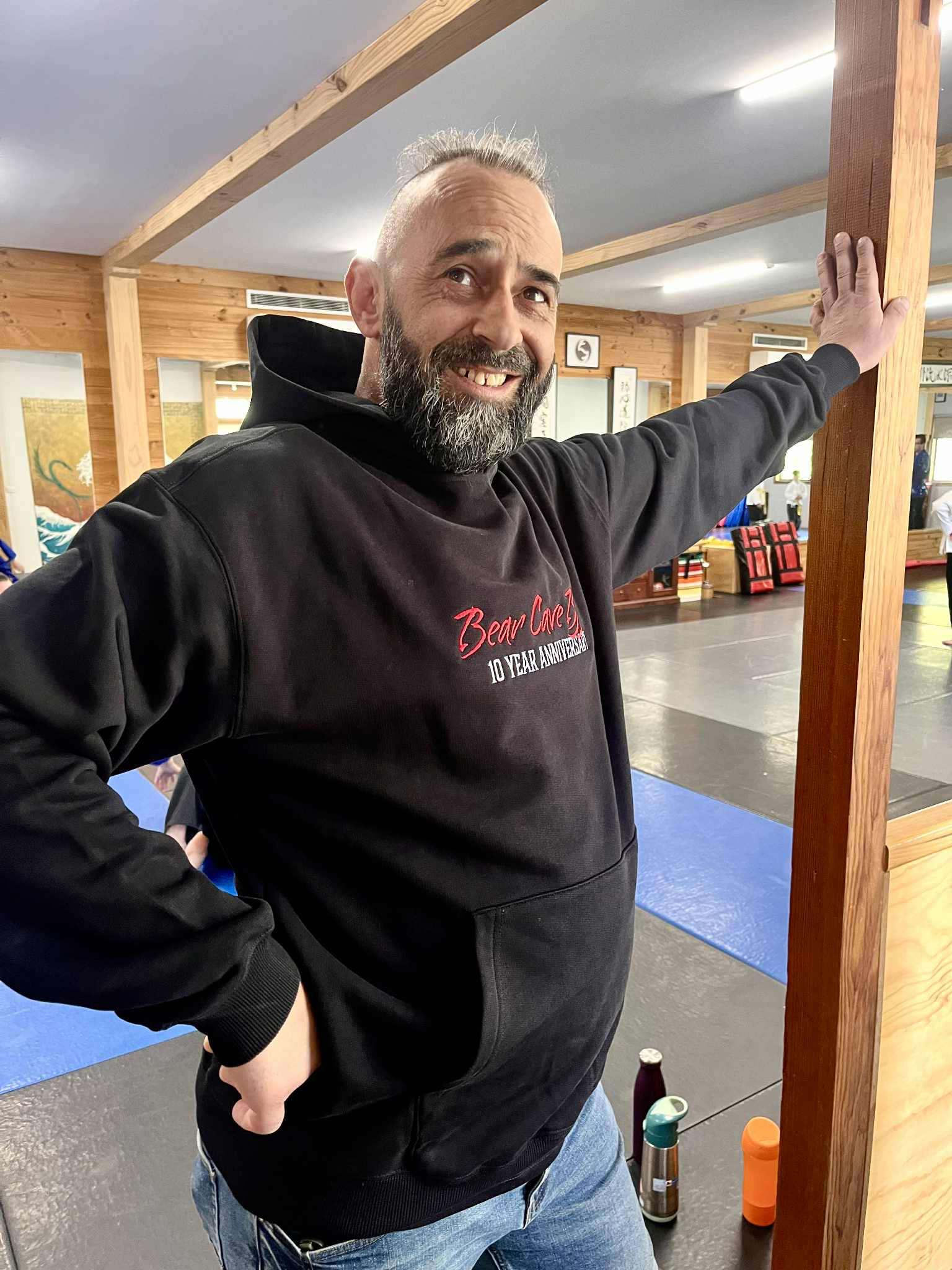 Bear Cave BJJ 10 Year Anniversary Hoodie