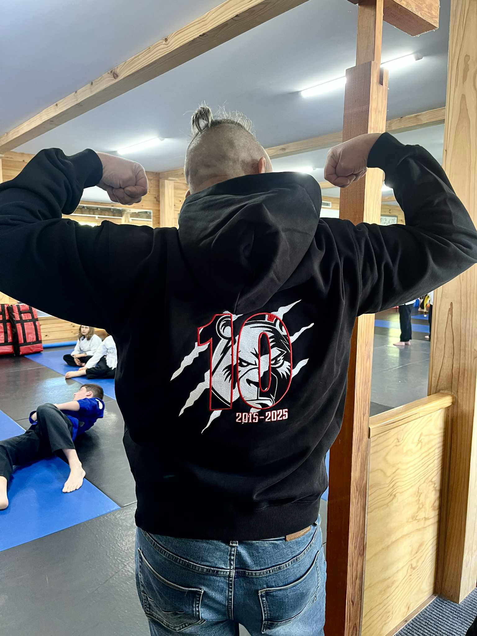 Bear Cave BJJ 10 Year Anniversary Hoodie