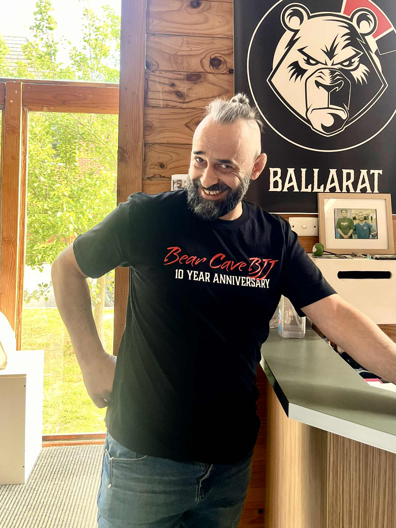 Bear Cave BJJ 10 Year Anniversary T-Shirt