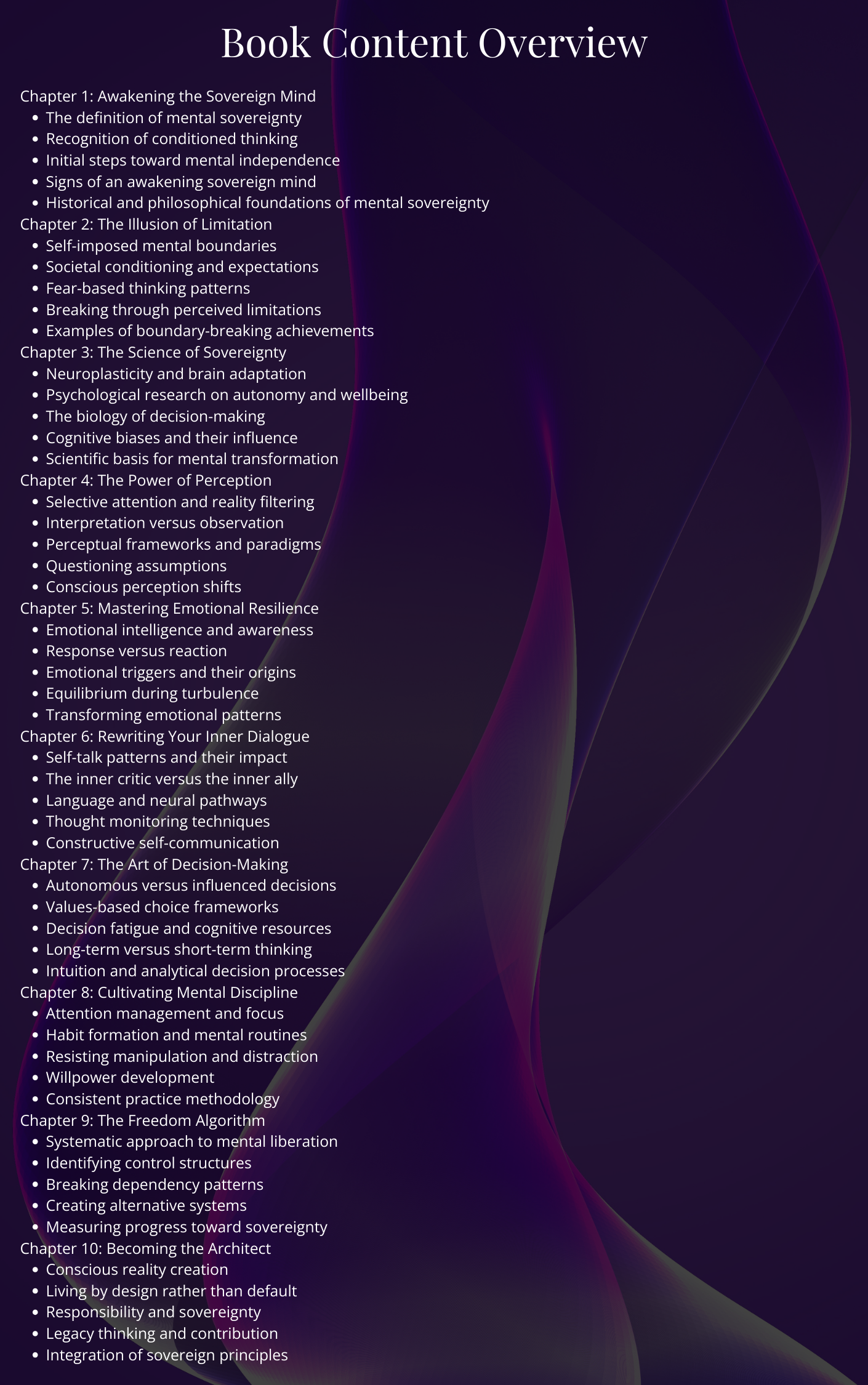 The Sovereign Blueprint