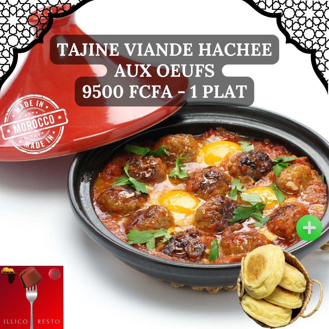 Tajine viande hachée aux œufs