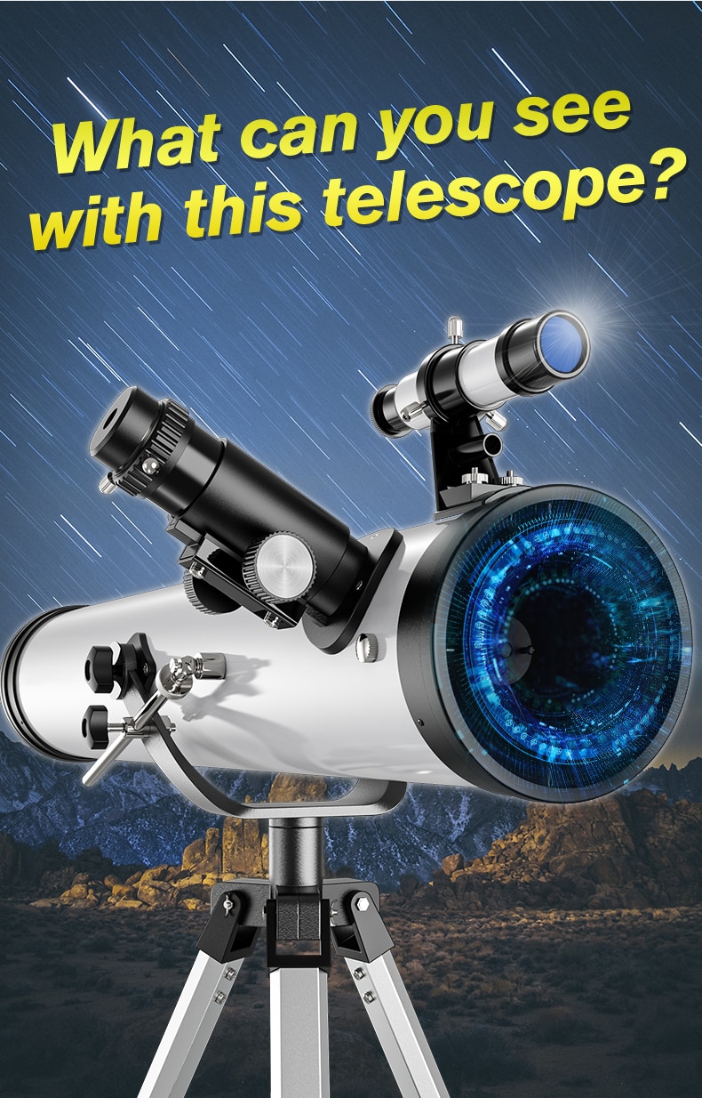 Telescopio 300, focal 300 mm. diametro 70 mm.