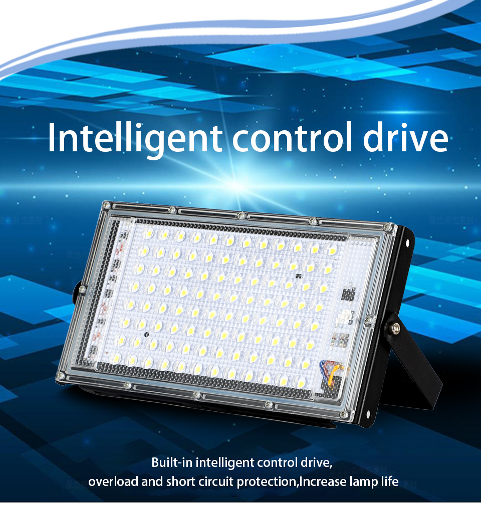 Focos LED interiores y exteriores,  4.500 lumenes, 6.500 grados Kelvin