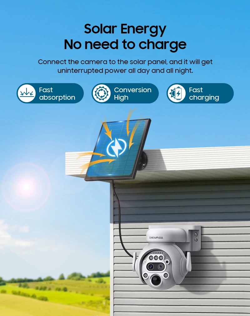 Camara seguridad solar 4G SIM, alta resolución, doble optica, zoom 12X