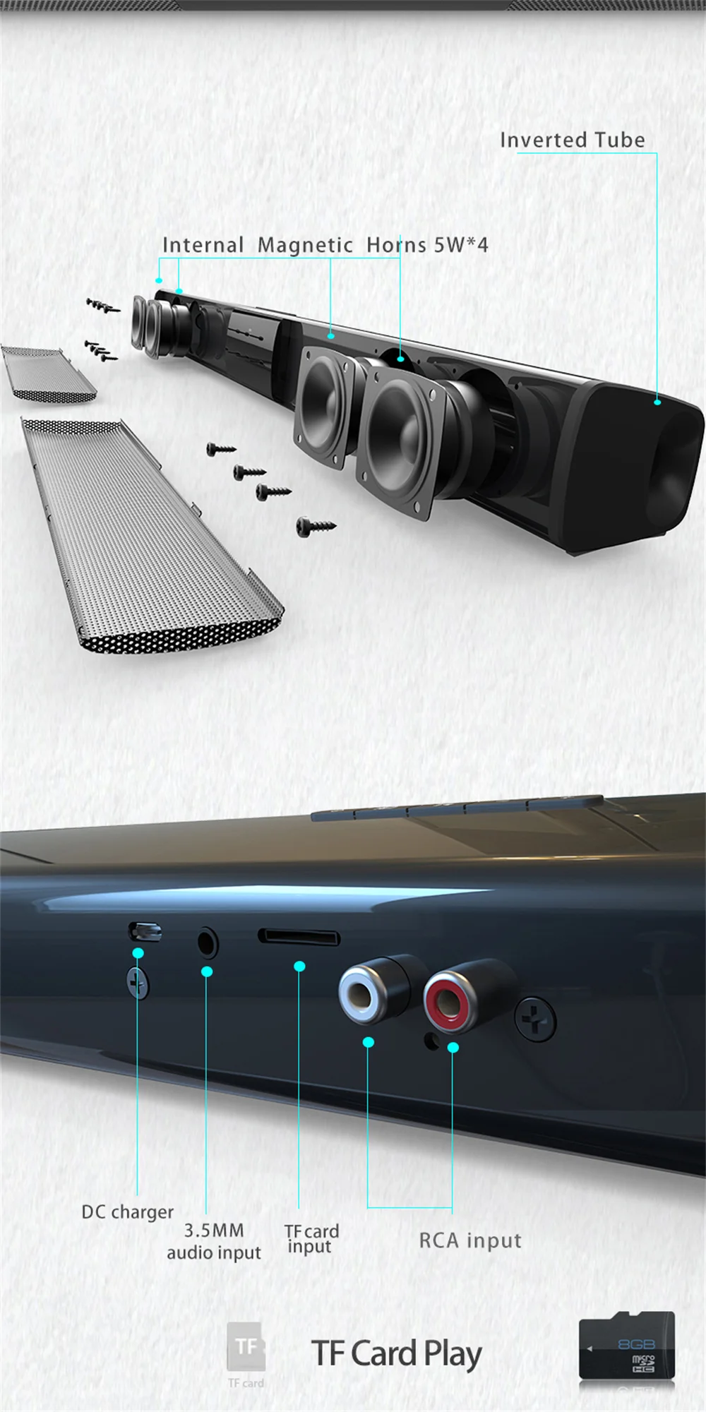 Altavoces stereo ( Tv Sound Bar )