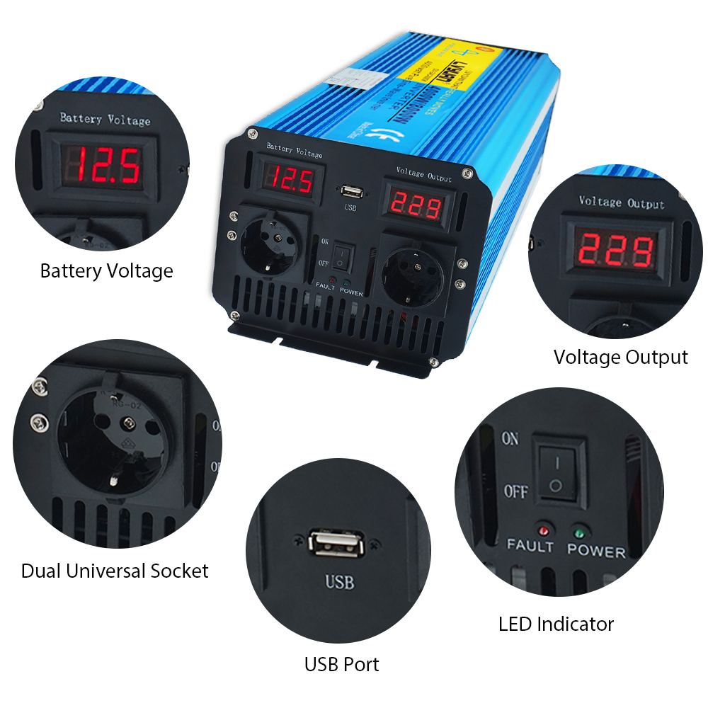 Inversor 8.000 w. onda pura