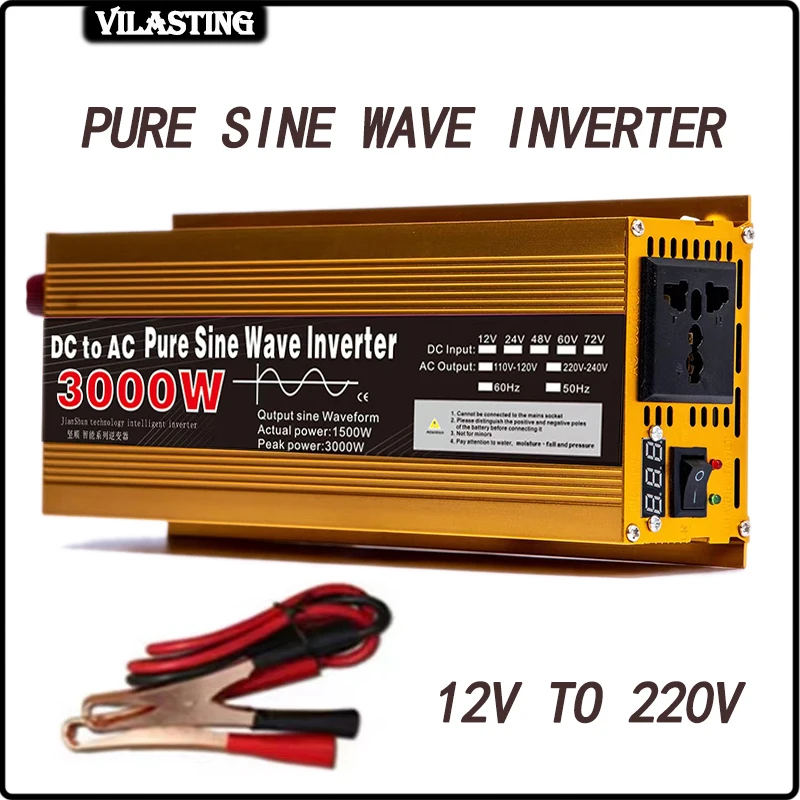 Inversor 3.000 w. onda pura