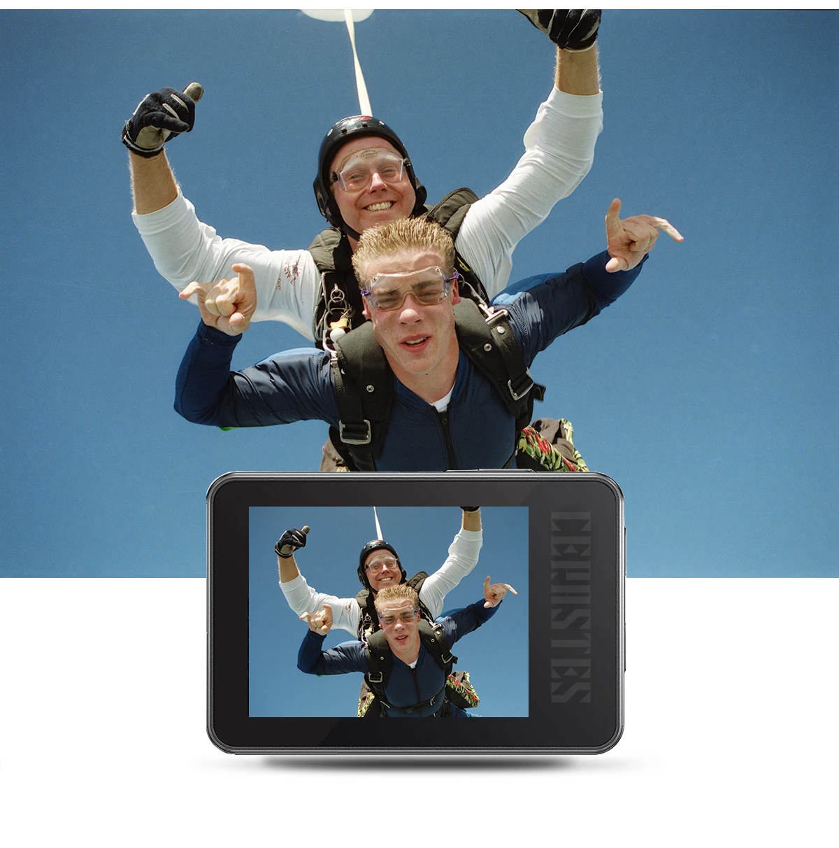 Camara buceo con funda 30 metros profundidad, wi-fi