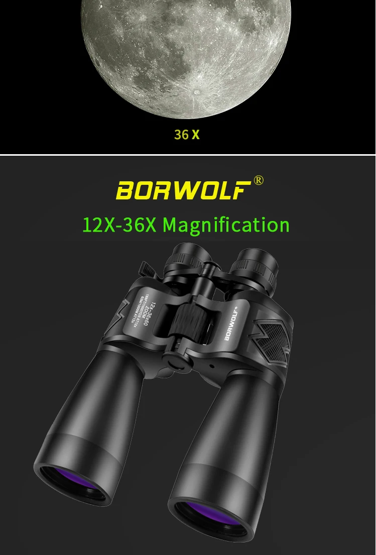 Prismaticos nauticos 12-36 x 60