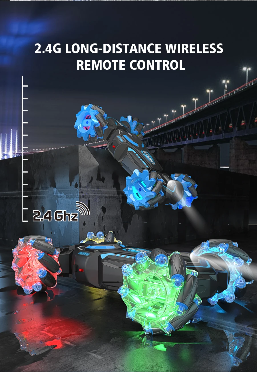 Vehiculo Transformer todoterreno, 4WD, radiocontrol