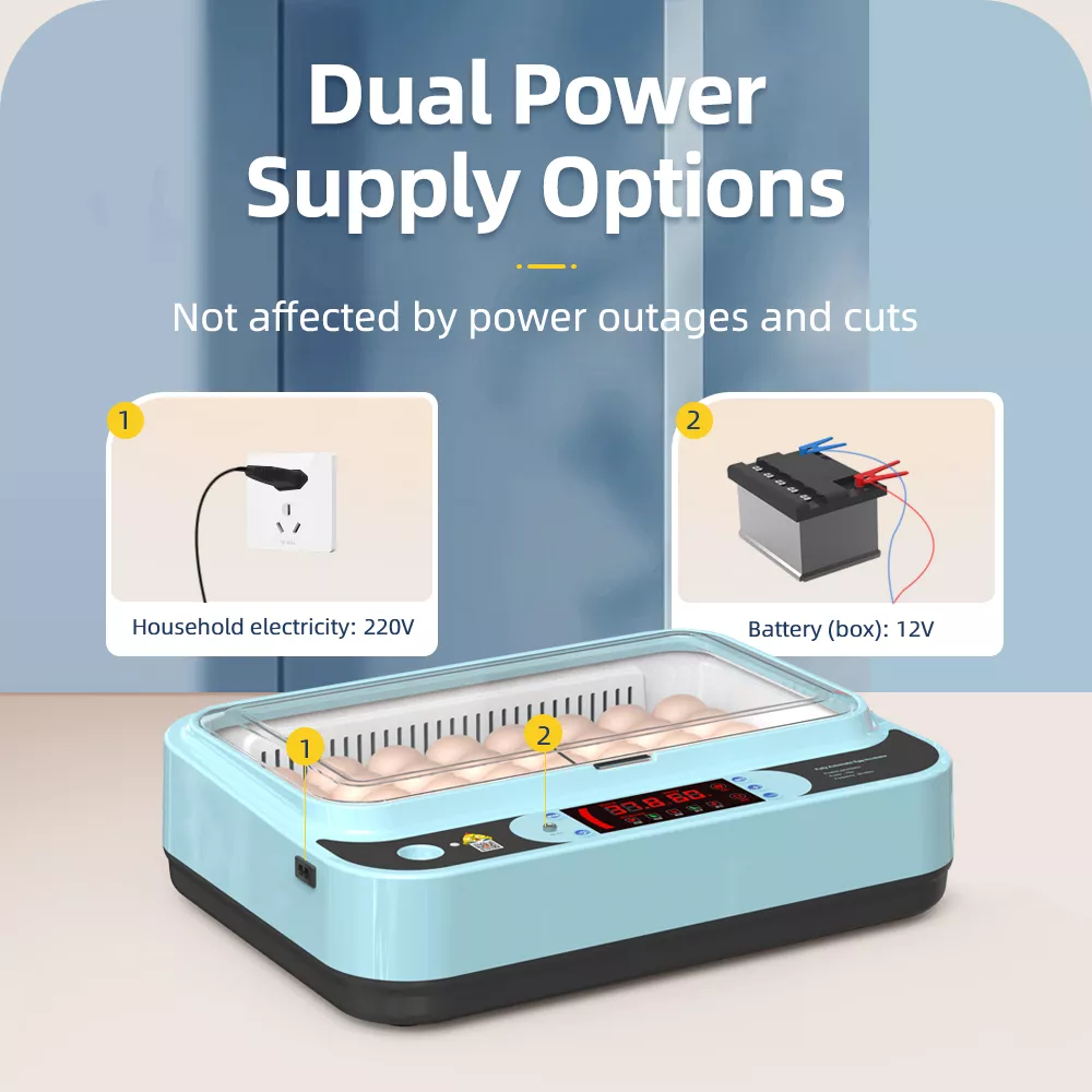 Incubadora automática 64 huevos