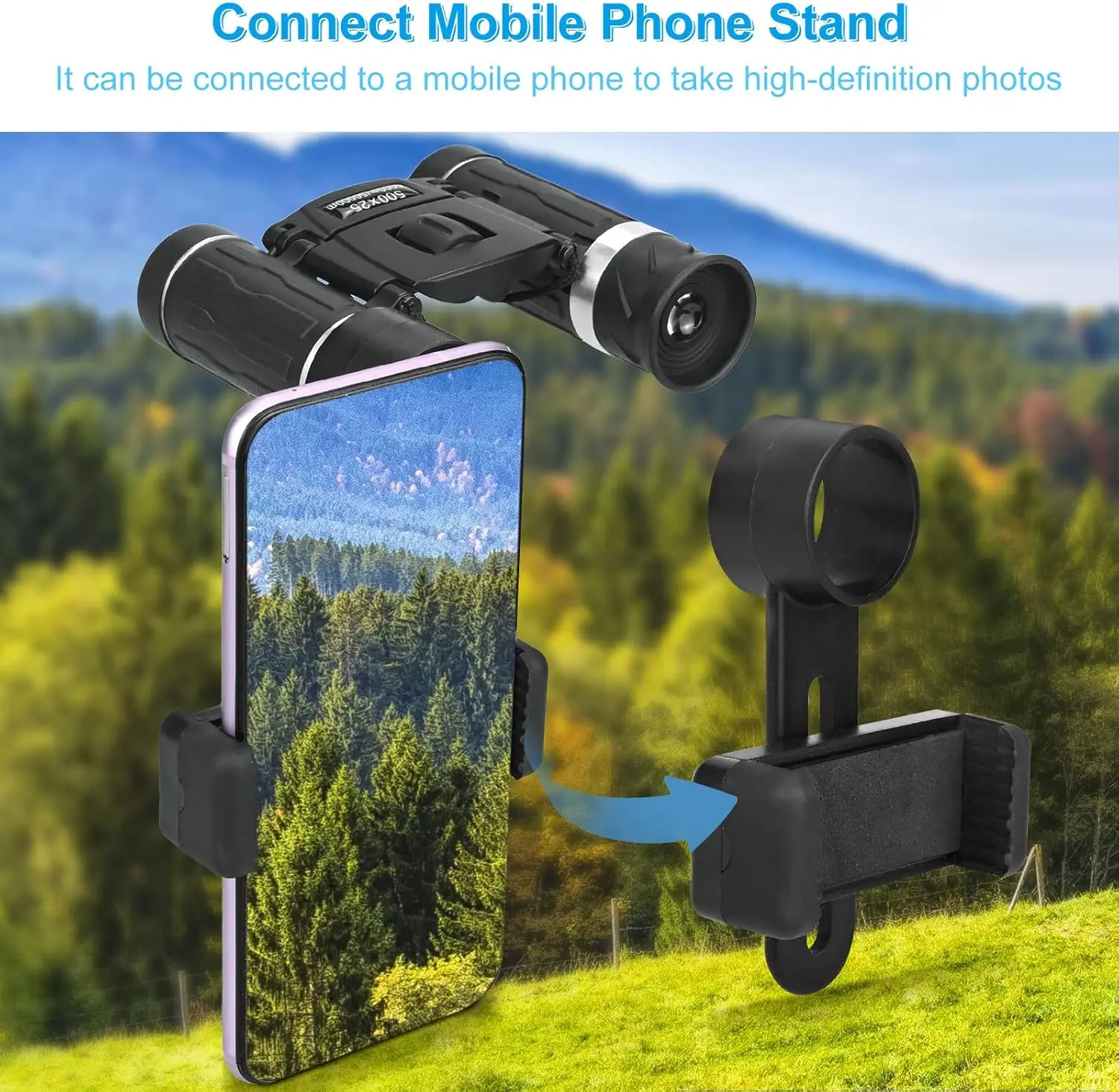 Binocular 10 x 25 de bolsillo 