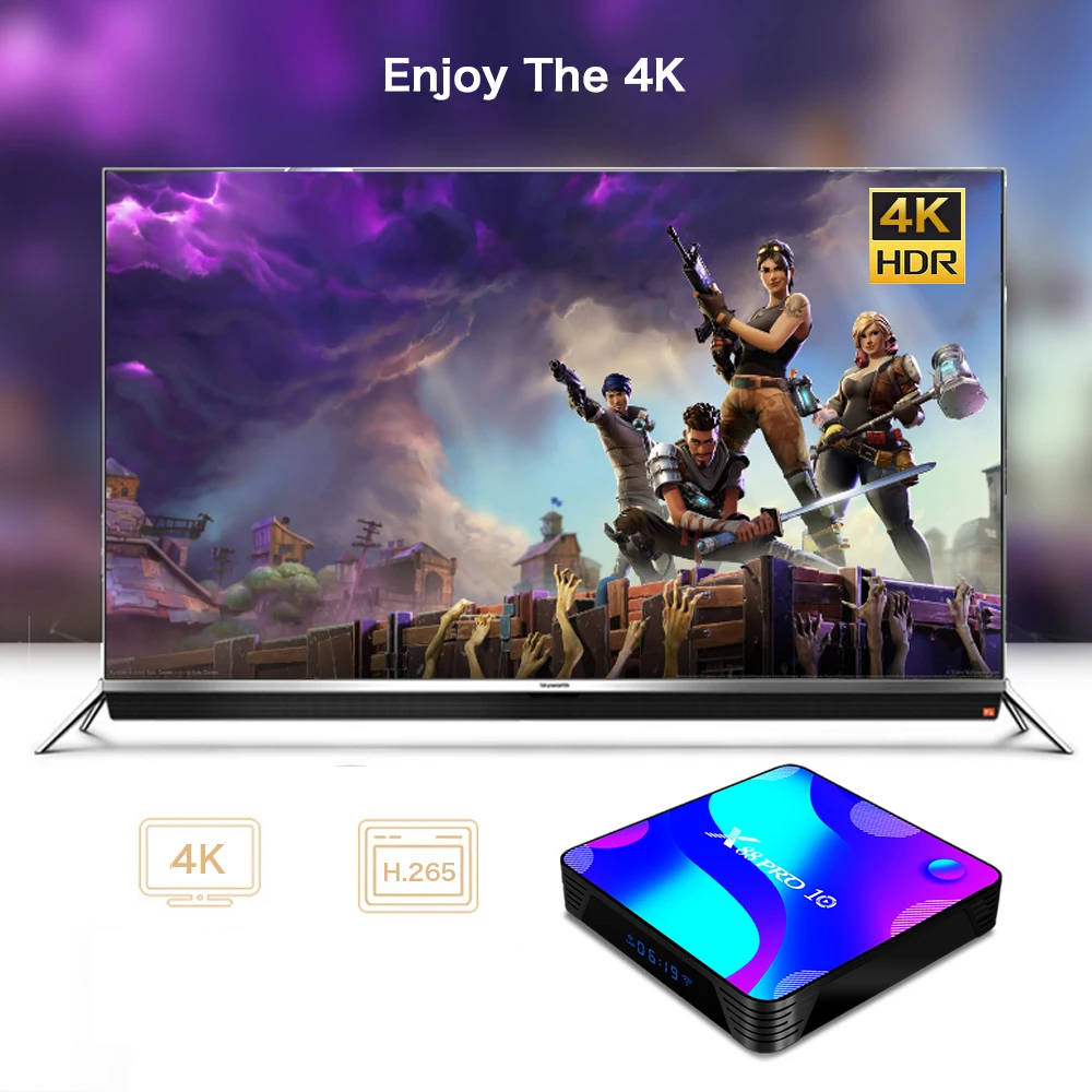 Transpeed-decodificador de TV con Android 11, receptor de TV 4k 3D, reproductor multimedia HDR + de alta calidad, con Wifi de 2,4G y 5,8G, 16G, 32G, 64G y 128G