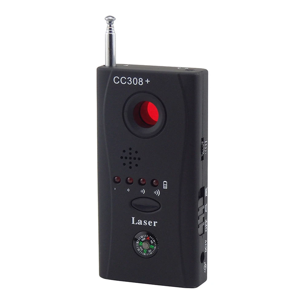 Detector antiespía CC308, cámaras inalámbricas, buscador de dispositivos GSM, rango completo,