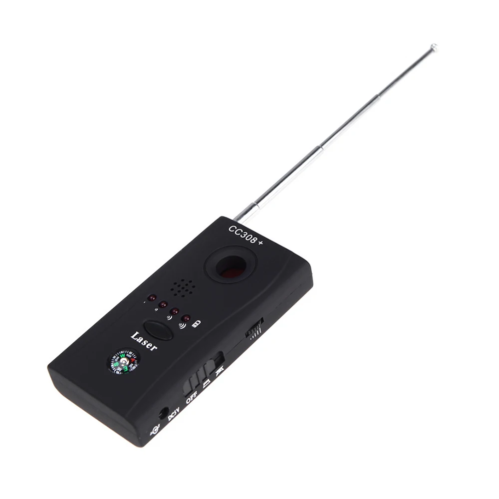 Detector antiespía CC308, cámaras inalámbricas, buscador de dispositivos GSM, rango completo, 