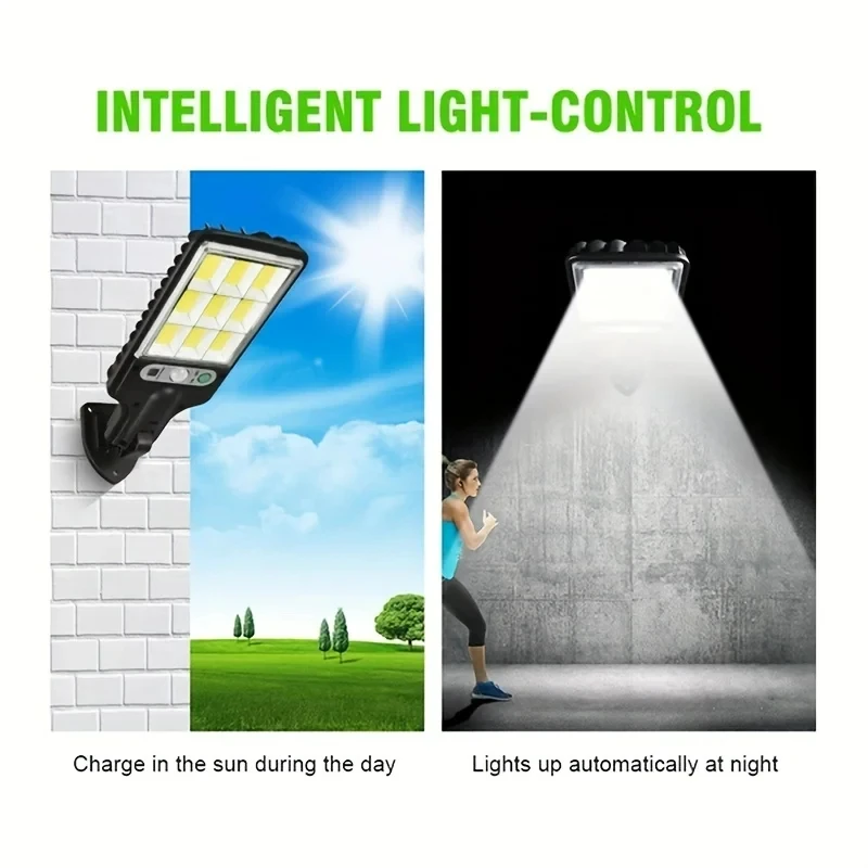 Focos Led Solares con detector movimiento PTZ y mando a distancia