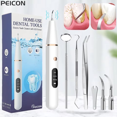 Instrumento Periodontal Ultrasónico. Limpiador eléctrico profesional de placa dental ( ultrasonic stain and tartar remover )