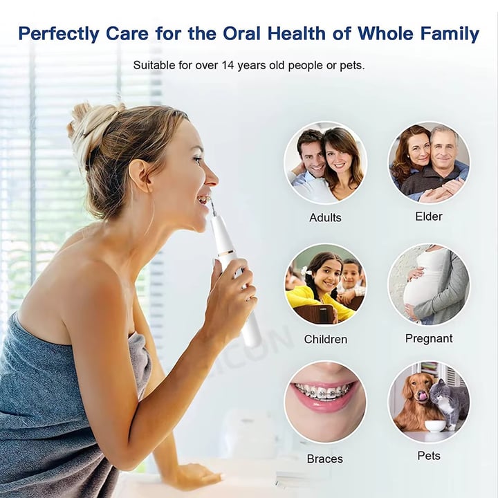 Instrumento Periodontal Ultrasónico. Limpiador eléctrico profesional de placa dental ( ultrasonic stain and tartar remover )
